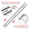 Homdiy 10 Inch Heavy Duty Drawer Slides Side Mount 100