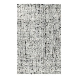 Kosas Home Lynwood 24 x 36 Heathered Wool Area Rug in Gray/Ivory