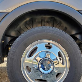 OMAC Car Fender Guard Front Rear Set Fits Ford Transit 2015-2025 RWD 2 Pieces of Wheel Well Liners