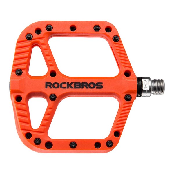 ROCKBROS Bicycle Pedals Road Mountain Bike Pedals 9/16 Nylon Fiber