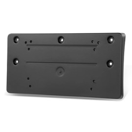 Auto Dynasty RO1068108 Factory Style Front Bumper License Plate Mounting Bracket Compatible with Land Rover Range Rover Velar Base/R-Dynamic HSE/S/SE 2018-2023, Matte Black