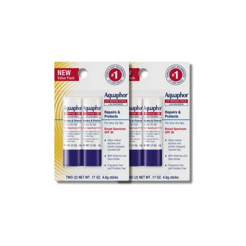 Aquaphor Barra de reparación y protección de labios con protector