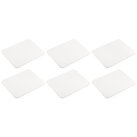 PATIKIL Small Dry Erase Board, 6 Pcs 12" x 9" Double Sided White Board Mini Lap Board for Writing Practice Learning at Home Office Study, White