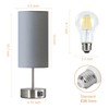 Yarra-Decor 【Upgraded Bedside Lamp with USB A+C Charging Ports &