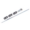 GELUOXI 3 Black U Joint 36" Steel Steering Shaft Support