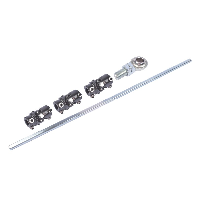 GELUOXI 3 Black U Joint 36" Steel Steering Shaft Support