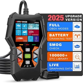 MOTOPOWER MP69040 Car OBD2 Scanner Check Engine Fault Code Reader Diagnostic Scan Tool, Black