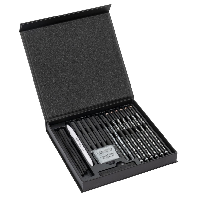 Cretacolor Black Box Drawing 20-Piece Set