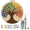 FREEBLOSS Tree of Life Punch Needle Kit for Beginners Embroidery
