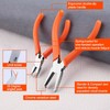 LEONTOOL End Plastic Nippers, Set of 4, Precision End Nippers,