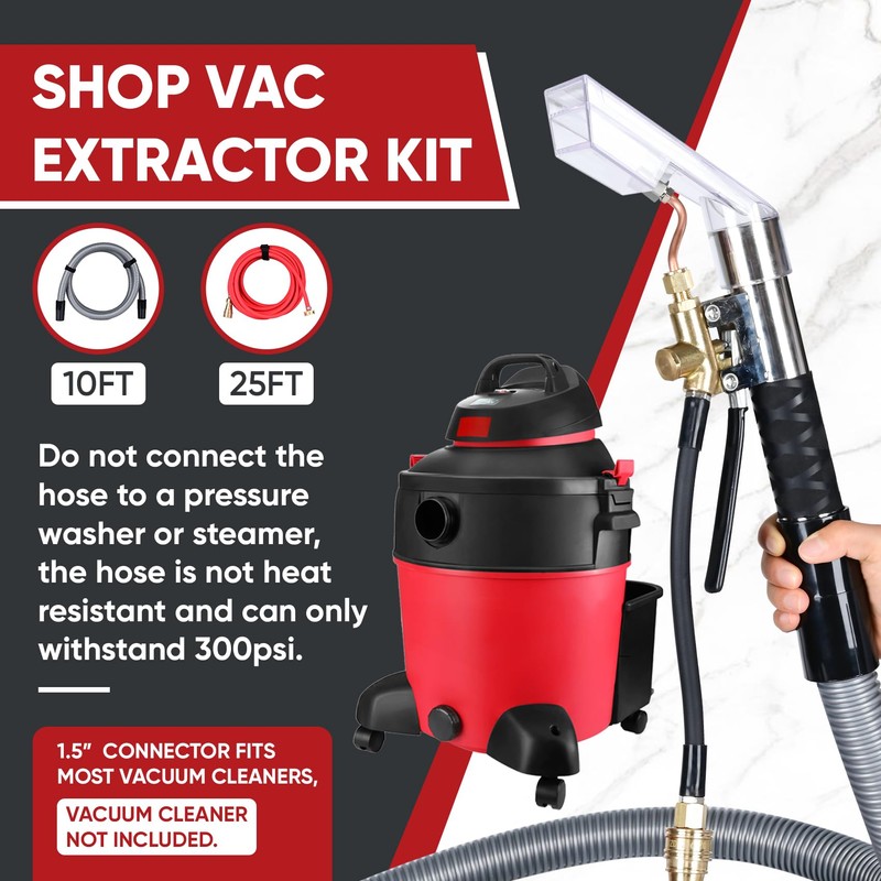 Shop Vac Extractor Kit, Universal Extractor Hose Kit for Shop