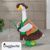 Miles Kimball Gaggleville Fishing Goose Outfit, Fits Large 23" H