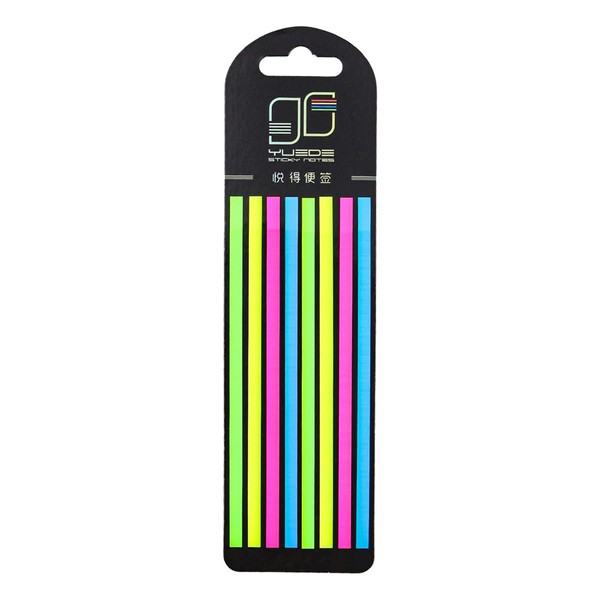 Tiardey Fluorescent Note Paper Pack of 4 Small Flags Tabs