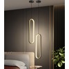 dolria Modern Ring Chandelier LED Dimmable Ceiling Light for Living