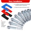 Atesilor 28 Pcs Car Lift Install Kit with 18 Pcs