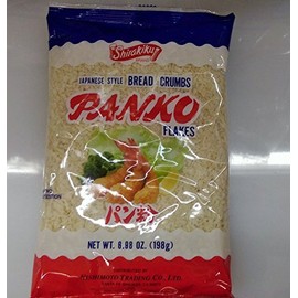 Shirakiku Japanese Style Bread Crumbs Panko Flakes Pack of TWO 198g Each Pack