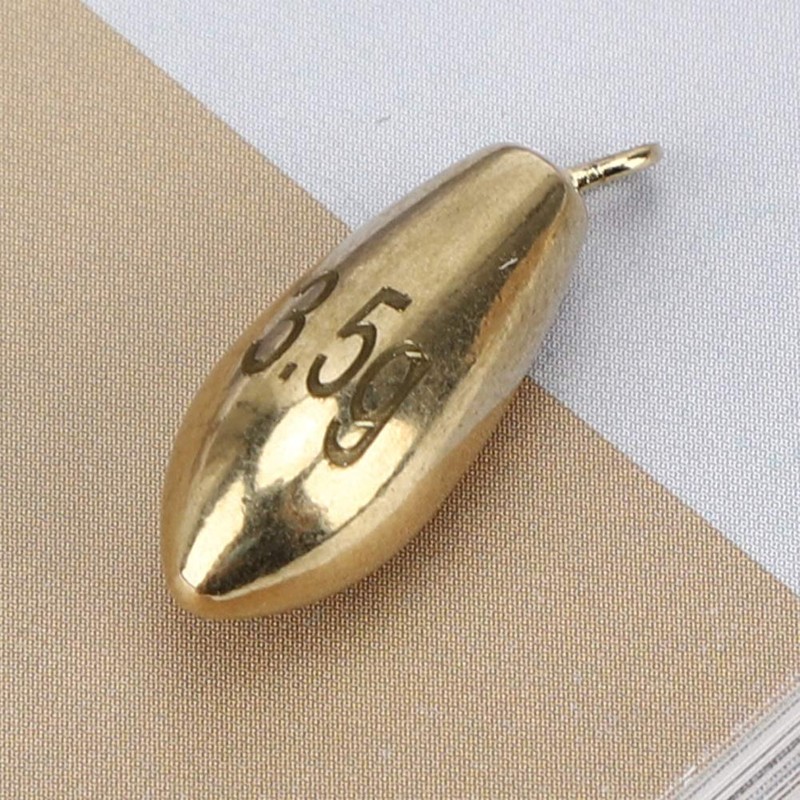 Fishing Weights Sinker Water Drops Copper Fishing Sinker for Coastal