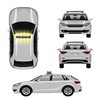 CUMART 38" Amber Yellow Rooftop Beacon Warning Emergency Flashing Snow