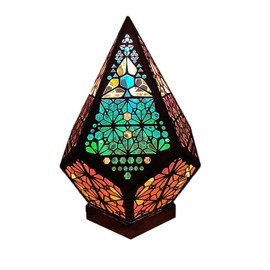 Bohemian LED Projection Light Bedside Night Lamp for Bedroom Hallway Living Room Decor