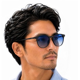 Berikin Sunglasses, Ultra Lightweight 19g, Photochromic, Polarized, Light-Colored Lens, For Men/Women, UV400, UV Cut, UV Protection, Erica