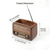 Milnnie 4.7 Inch Unique Succulent Pots - Retro Radio Shaped