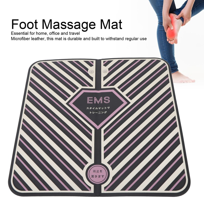 Foot Stimulator Massager Mat 31cm Square Remote Control Foot Massage