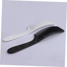 PACKOVE 4pcs Men Hair Cutting and Styling Comb Round Handle Barber Combs for Hair Sectioning Shaped Design Essential Tools for Care and Grooming