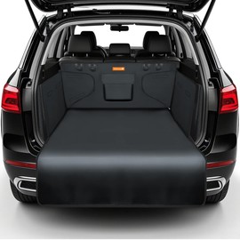 Alfheim Car Boot Liner Protector - Nonslip Waterproof Pet Dog Back Seat Cover - Durable Washable Cargo Cover Mat Travel, Universal for Medium Small Car SUV (Grey)