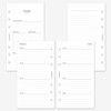 MAY PAPER CO. 2026 Personal Weekly Planner Refill, Week on