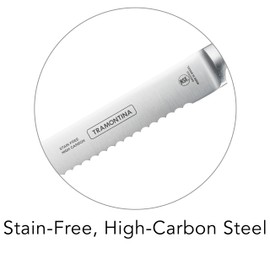 Tramontina C-404/10DS Professional Series Serrated Slicer, 10-inch