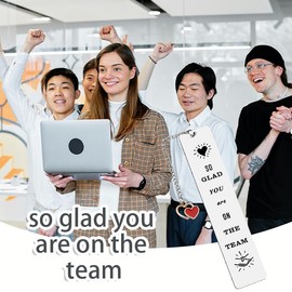 Team Appreciation Gifts for Coworker Thank You Employee Bookmarks Office Staff Gifts Bookmark Reading Book Club Member Gift Ideas Leaving Gifts for Colleague Farewell Gifts Goodbye Workmate Gift