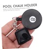 SUPVOX Snooker Pool Chalk Tip Rubber Holder Lightweight Portable Billiard