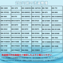 QUIIONO Set of 2 Hitachi Washing Machine Compatible Lint Filter Washing Machine Garbage Removal Net NET-K10SV-001 :NET-KD9SV-001 Compatible Scrap Net Yarn Dust Filter