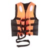 Polyester Adult Life Jacket Universal Swimming Drifting Ski Vest(Orange L)