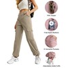 Women High Waisted Cargo Pants Wide Leg Casual Pants 6