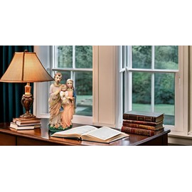 JRose Collections Holy Family Statue 22x11 cm | Handcrafted Religious Ornament | Beautiful Christian Home Décor JR1478
