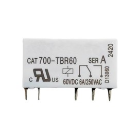 1pcs CAT 700-TBR60 CAT700-TBR60 60VDC 6A 250VAC 5-Pins Power Relay