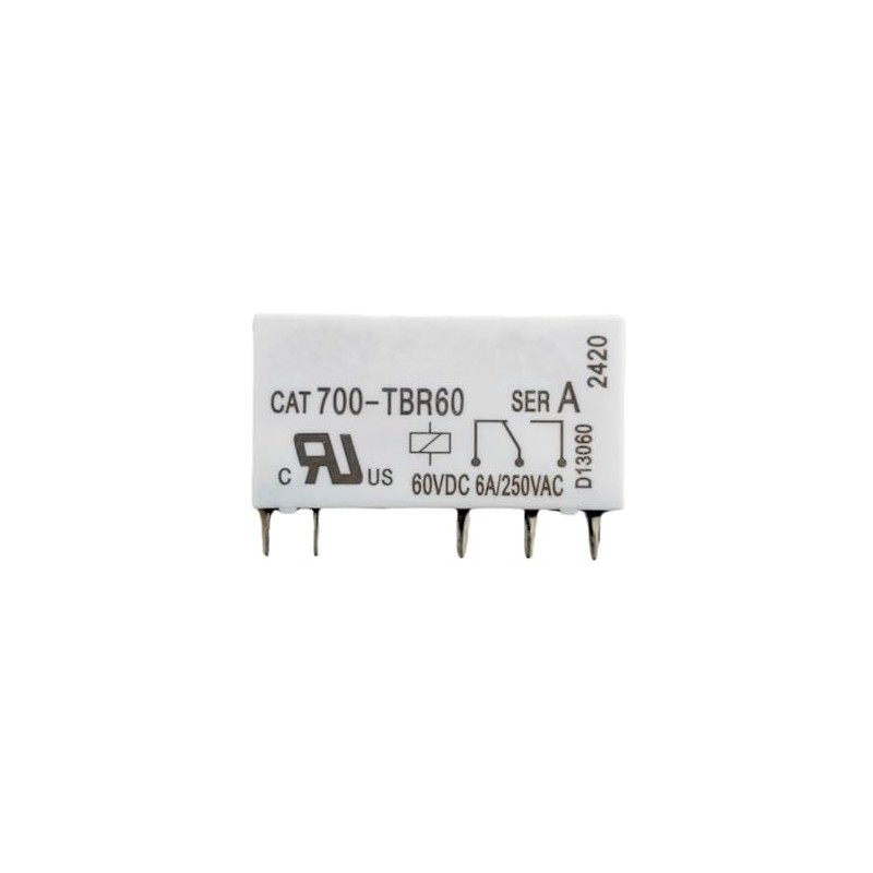 1pcs CAT 700-TBR60 CAT700-TBR60 60VDC 6A 250VAC 5-Pins Power Relay