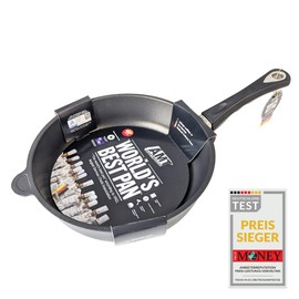 AMT Gastroguss The World´S [.] Casserole Frying pan for Induction, Diameter 28 cm, Height 7 cm, die-cast Aluminium, Lotan® Non-Stick Coating, for Fat-Free-Frying, AMZN-I-728-US