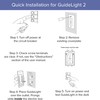4 Pack - SnapPower GuideLight [For Duplex Outlets] - Replaces