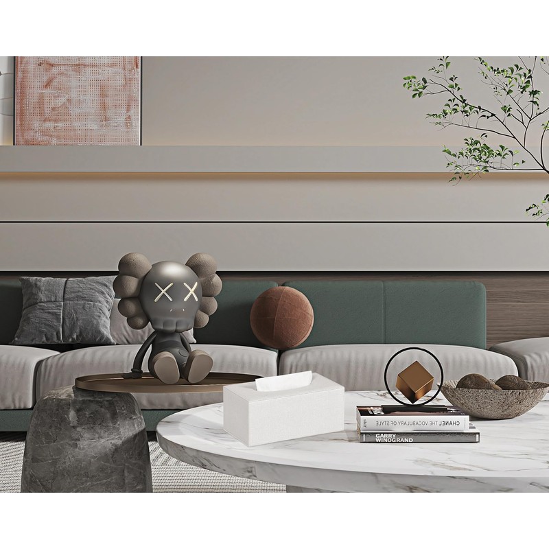 Colylan Tissue Box Cover Rectangular Tissue Box Holder for Bathroom