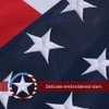 3'x5' Ft American Flag USA Flag 500D Polyester Embroidered Stars Brass Grommets