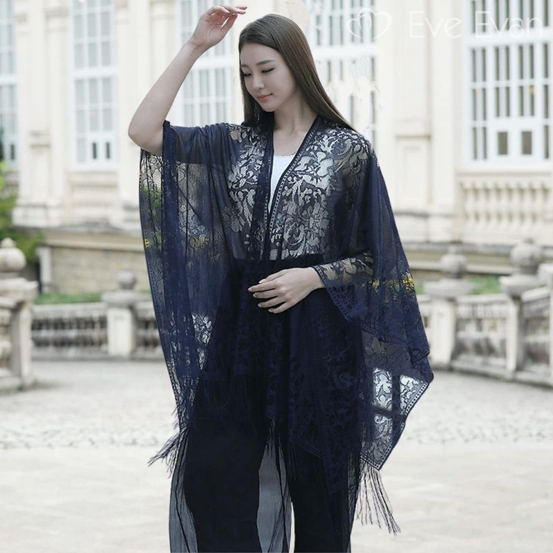 Evan EE01 Women's Stole, Lace, Formal, Weddings, After-parties, Congratulations, Condolences,