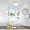 hepside LED Ceiling Light,3000K/4000K/6500K 3 Color Temperature, Waterproof IP54 LED