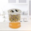 Pickles Jar Dry and Wet Dispenser Pickles Olives Hourglass Jar