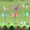 Alipis Butterfly Stakes Colourful Garden Butterflies On Sticks 3D Double