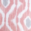 No. 918 Maddox Ikat Semi-Crushed Sheer Rod Pocket Curtain Panel,