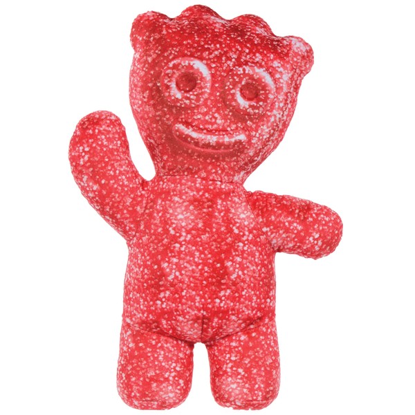 iscream Sour Patch Kids Embossed 16.75" x 12" Candy Character Shaped Pillow, Red