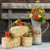 FloraCraft Decorative Straw Bale 2.5 Inch x 2.5 Inch x