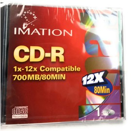 Imation CDR Media 48x 700MB 80min with Jewel Case (1-Pack)